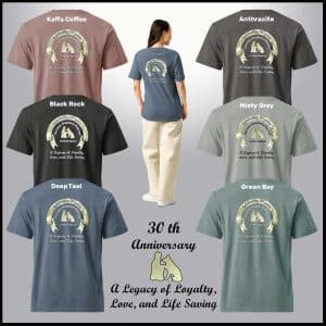 LIMITED EDITION • 30th Anniversary GSRNE Unisex Tee Shirts! Back Design